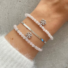 Lade das Bild in den Galerie-Viewer, Armband Snowflake - Lavendelquarz
